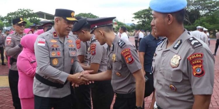 Krak, 1.544 Personel Polda Aceh Naik Pangkat