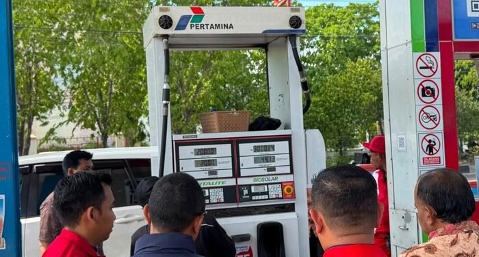 Kendaraan Pelangsir BBM Kabur saat Tim Gabungan Sidak SPBU di Banda Aceh
