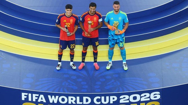 Daftar Peraih Penghargaan Piala Dunia 2026: Diborong Pemain Spanyol