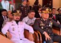 Al Farlaky Hadiri Upacara HUT Bhayangkara ke-80 di Mapolres Aceh Timur