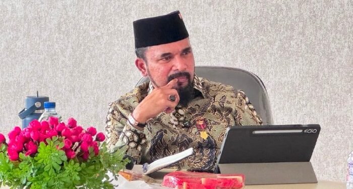 Al- Farlaky Pimpin Rapat Monev Manajemen RSUD Sultan Abdul Aziz Syah Peureulak