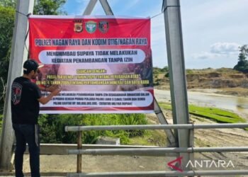 Cegah Tambang Ilegal, Polres Nagan Raya Tingkatkan Sosialisasi
