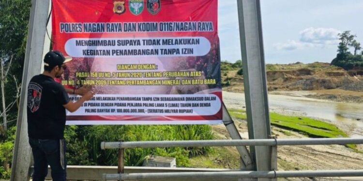 Cegah Tambang Ilegal, Polres Nagan Raya Tingkatkan Sosialisasi