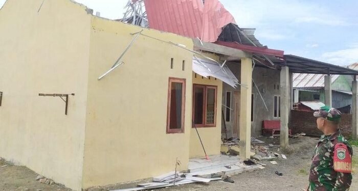 7 Rumah dan 1 Ruko di Aceh Besar Rusak Diterjang Angin Kencang