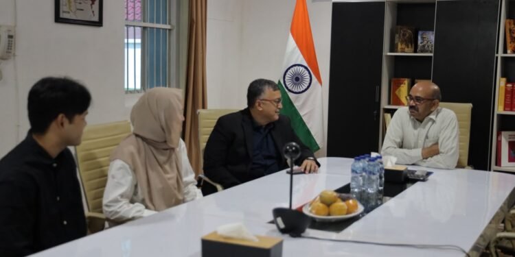 Staf Khusus Wali Nanggroe Bahas Penguatan Kerja Sama Strategis Aceh–India dengan Konsul Jenderal India