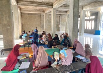 Mahasiswa KPM Mandiri Bina Generasi Qurani di Burni Bius Baru