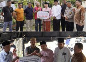 Baitul Mal Aceh Salurkan Bantuan untuk Korban Puting Beliung dan Santuni Keluarga Korban Tenggelam