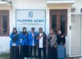 Prodi Pengembangan Masyarakat Islam UIN Ar-Raniry Banda Aceh Serahkan Mahasiswa Magang ke Flower Aceh