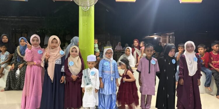 KKN USK Kelompok 11 Gelar Fashion Show Busana Muslim
