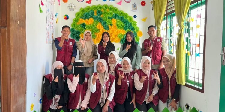 KPM Mandiri UIN SUNA Lhokseumawe Hadirkan Pojok Baca di Gampong Ude