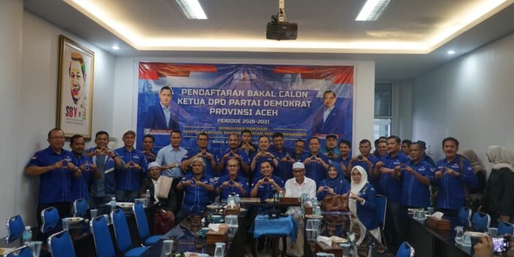 Didukung 21 DPC, Sayuti Abubakar Resmi Maju Rebut Kursi Ketua Demokrat Aceh