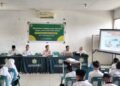 Santri dan Wali Kelas MTsS Al Zahrah Ikuti Sosialisasi P3LP dari Puskesmas Juli