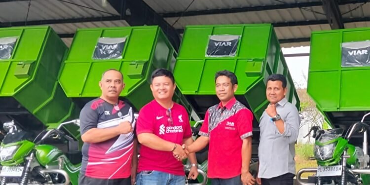 DLH Abdya Tambah 7 Unit Bentor Sampah Anyar Guna Peningkatan Kinerja Petugas Kebersihan
