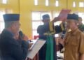 Camat Peukan Bada Lantik Pj Keuchik Pulo Bunta