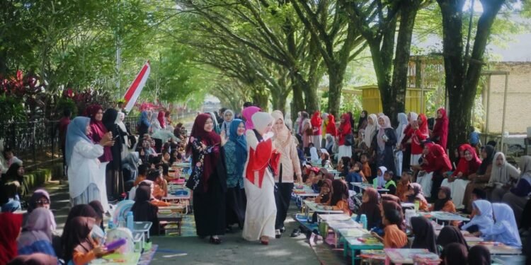 Dilaksanakan Disdikbud Abdya, Kak Nana Buka Kegiatan Lomba Mewarnia Tingkat TK dan SD Sederajat