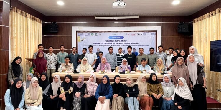 Dorong Kampus Inklusif, Forum Bangun Aceh dan Mahasiswa UIN Ar-Raniry Gelar Workshop Disabilitas