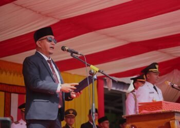 Roni Guswandi Bacakan Proklamasi Kemerdekaan Indonesia HUT RI ke-81 di Abdya