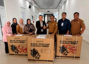 BSI KC Bangpidie Berikan Bantuan Kursi Roda untuk RSUD-TP Abdya