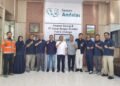 Kunjungi PT Solusi Bangun Andalas bersama Sekjen Demokrat, HT Ibrahim Minta Kelangkaan Semen Segera Teratasi