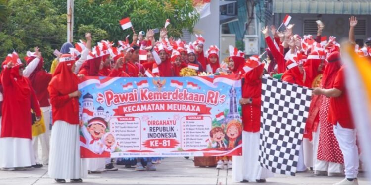 Ribuan Anak PAUD se-Kota Banda Aceh Meriahkan Karnaval Kemerdekaan