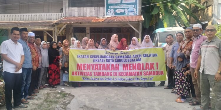 IKSAS Subulussalam Tolak Perusahaan Tambang di Samadua, Minta IUP MMS dan BSM Ditinjau Ulang