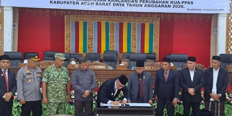 DPRK dan Pemkab Abdya Sepakati Perubahan KUA-PPAS 2026, Pendapatan Naik Rp34,19 Miliar