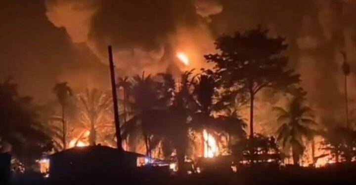 Kebakaran Hanguskan Tiga Dapur Minyak dan Satu Rumah di Aceh Timur