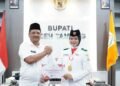 Bupati Armia Sambut Kepulangan Anggota Paskibraka Nasional