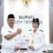 Bupati Armia Sambut Kepulangan Anggota Paskibraka Nasional
