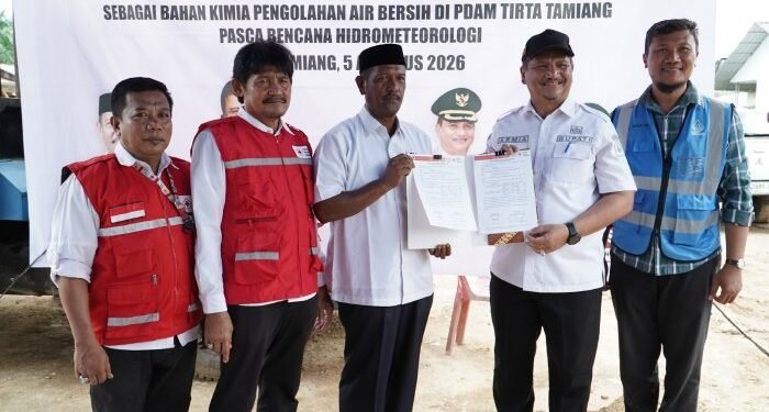 Bupati Tamiang Apresiasi Bantuan PMI untuk Percepatan Pemulihan Layanan Air Bersih