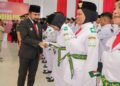 Bupati Al-Farlaky Kukuhkan 75 Paskibraka Aceh Timur Tahun 2026