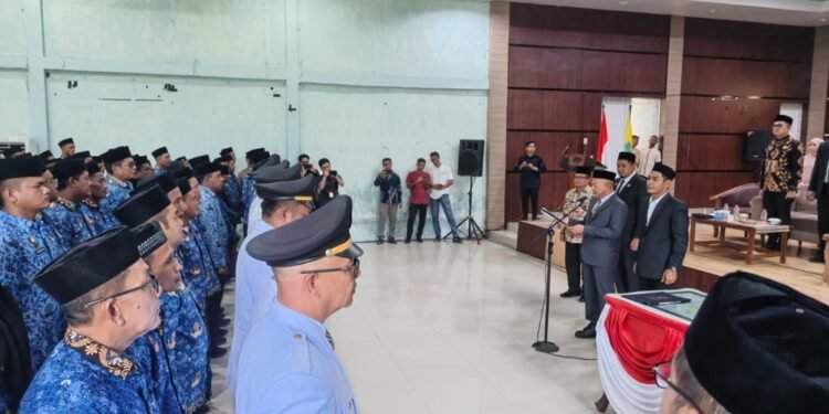 Pemkab Aceh Jaya Lantik 125 ASN, Dorong Birokrasi Lebih Adaptif