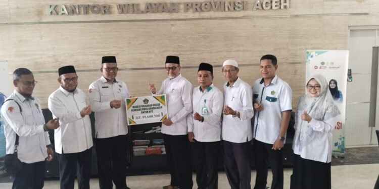 Kemenag Aceh Salurkan Donasi Tahap Pertama untuk NTT