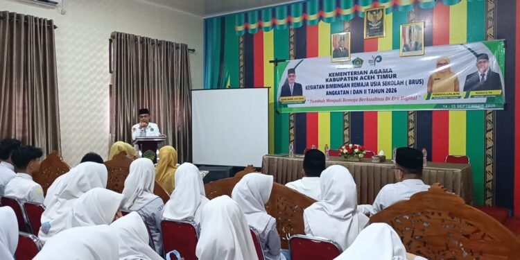 Cegah Pernikahan Dini, Kemenag Aceh Timur Edukasi Remaja Lewat BRUS