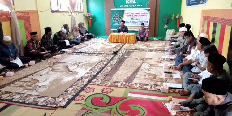 Kemenag Aceh Barat Perkuat Sinergi Tokoh Agama dan Adat Cegah Pernikahan Anak