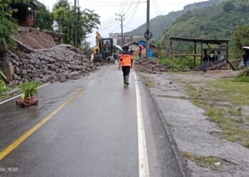 Jalan Tertimbun Longsor di Aceh Tengah Sudah Bisa Dilalui