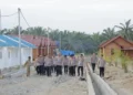 Kapolda Tinjau Progres Pembangunan Huntap Polri Presisi di Aceh Tamiang