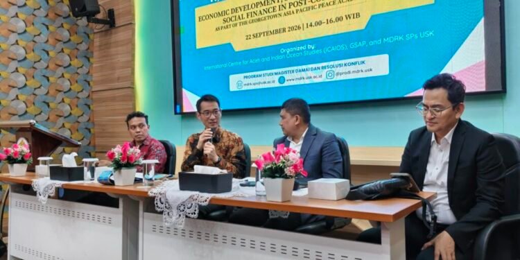 Sekolah Pascasarjana USK dan Georgetown University Bahas Perdamaian dan Pembangunan Aceh