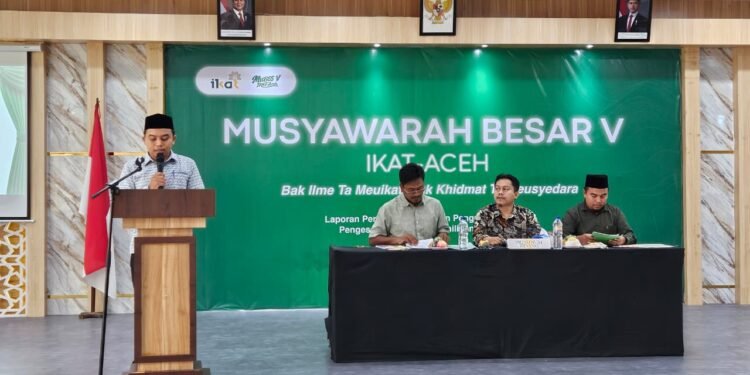 Mubes V IKAT Aceh, Khalid Muddatstsir Kembali Terpilih sebagai Ketua