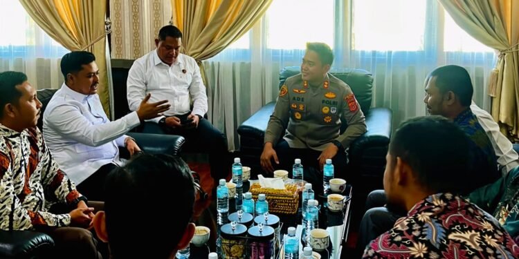 HIPMI dan Kapolres Abdya Sepakat Perkuat Iklim Usaha dan Investasi