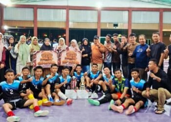 Tim Siswa SMKN 1 Labuhanhaji Raih Juara Satu di Ajang Turnamen Futsal