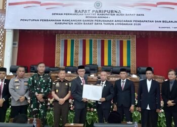 Pemerintah Abdya Apresiasi Pimpinan dan Anggota DPRK atas Persetujuan bersama Rancangan Qanun Perubahan APBK TA 2026