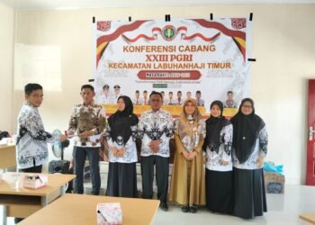 PC PGRI Labuhanhaji Timur dan Labuhanhaji Gelar Konferensi, Berikut Pengurus Terpilih