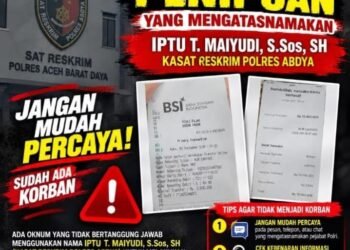 Waspada! Polres Abdya Ungkap Modus Penipuan Catut Nama Kasat Reskrim