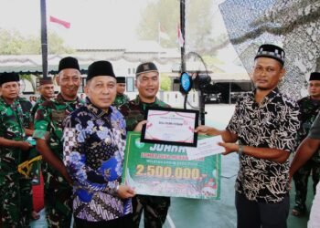 Teupin Pueraho Juara I Desa Merah Putih, Bupati Sibral: Gotong Royong Jangan Berhenti di Seremonial