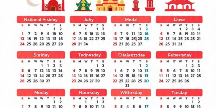 Pemerintah Tetapkan 26 Hari Libur Nasional dan Cuti Bersama Tahun 2027, Berikut Daftarnya