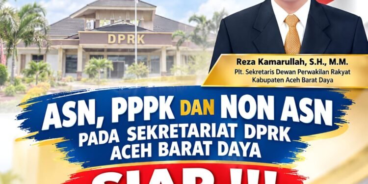 Sekretariat DPRK Abdya Dukung Instruksi Bupati Aktivasi IKD bagi ASN, PPPK dan Non ASN