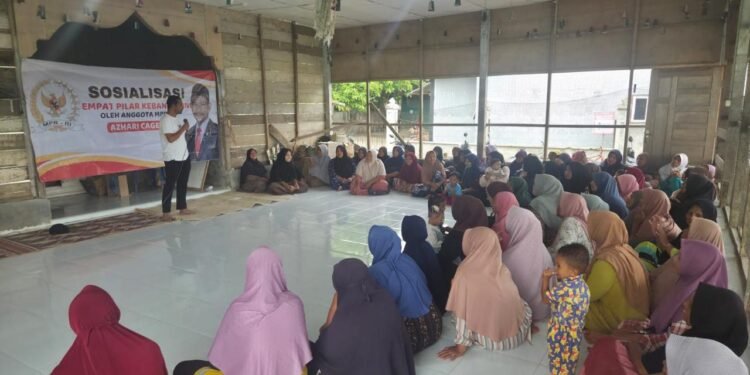 Senator Azhari Cage Kembali Gelar Sos 4 Pilar di Dewantara