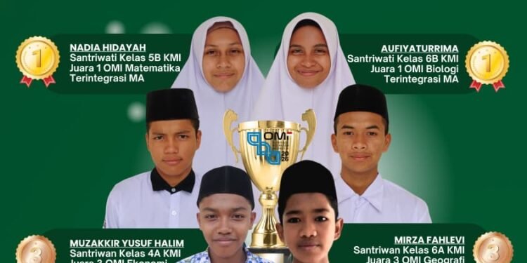 6 Santri Al Zahrah Juara OMI Bireuen 2026, Siap Melaju ke Provinsi
