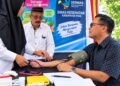 Harlah Pidie 515 Tak Berhenti di Panggung, Bupati-Wabup Turun Jalani CKG di Stand Dinkes